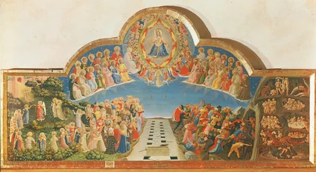 Das Jüngste Gericht, Altarbild aus Santa Maria degli Angioli, ca. 1431